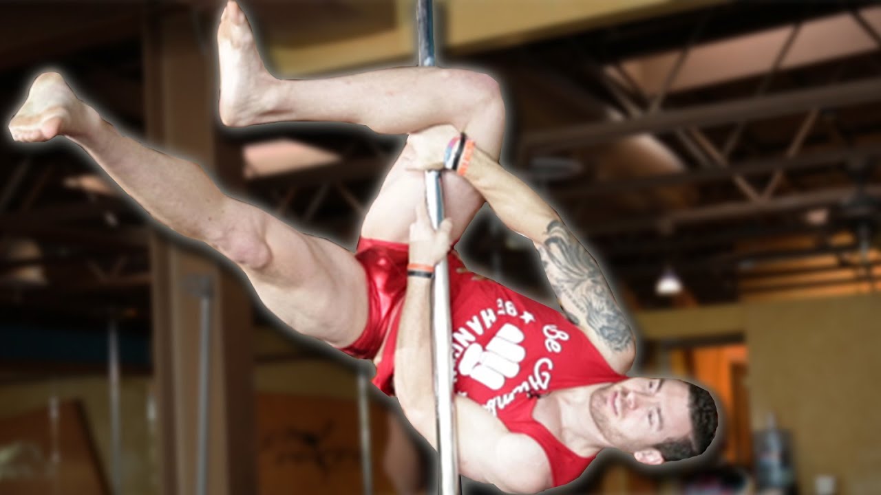 Bodybuilders Try Pole Dancing