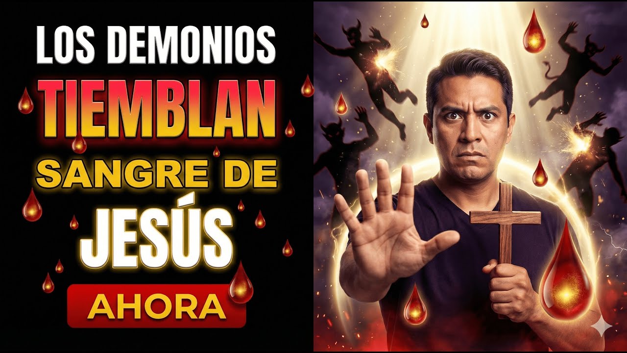 Ore esta Oración y LOS DEMONIOS TIEMBLAN - Clama la SANGRE DE JESÚS Ahora