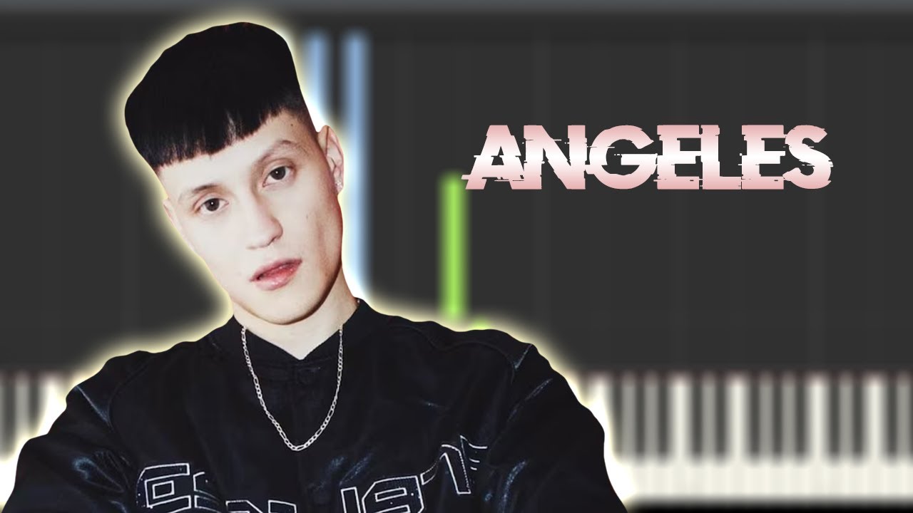 Kidd Voodoo - Angeles | Instrumental Piano Tutorial / Partitura / Karaoke / MIDI