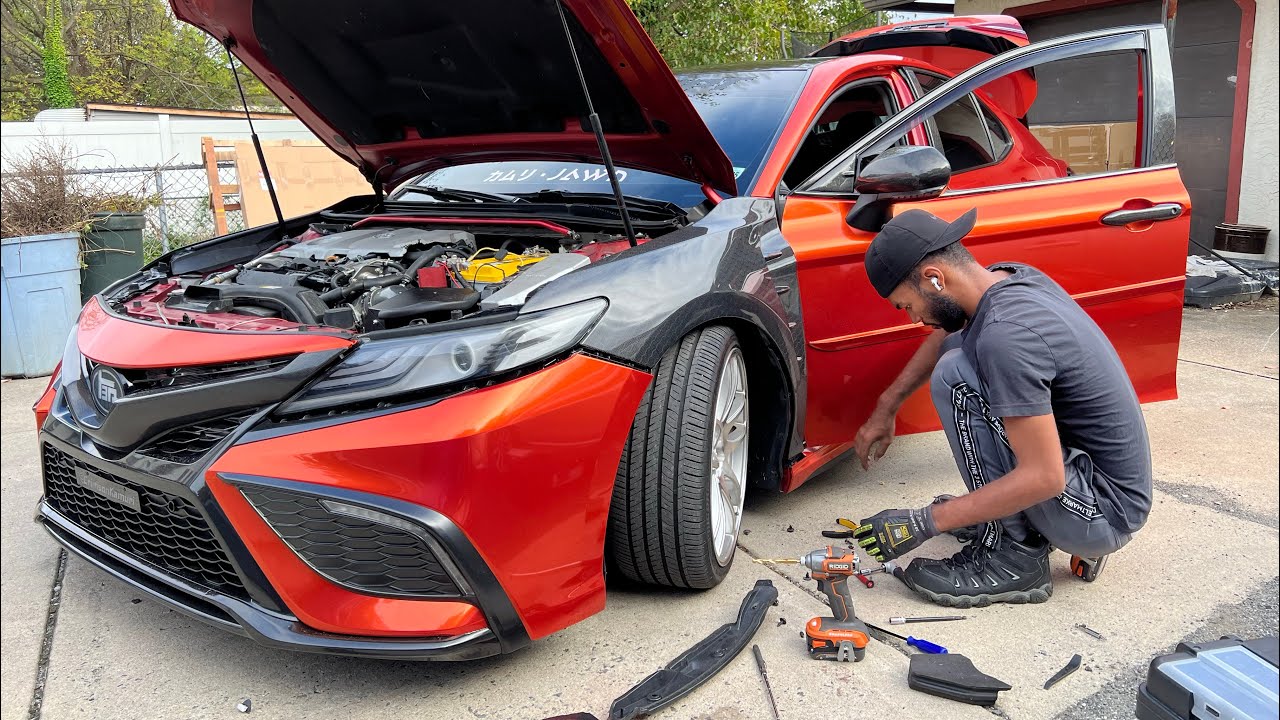 How to Install Carbon Fiber Fenders on a 2018-2024 Camry (All Trims)