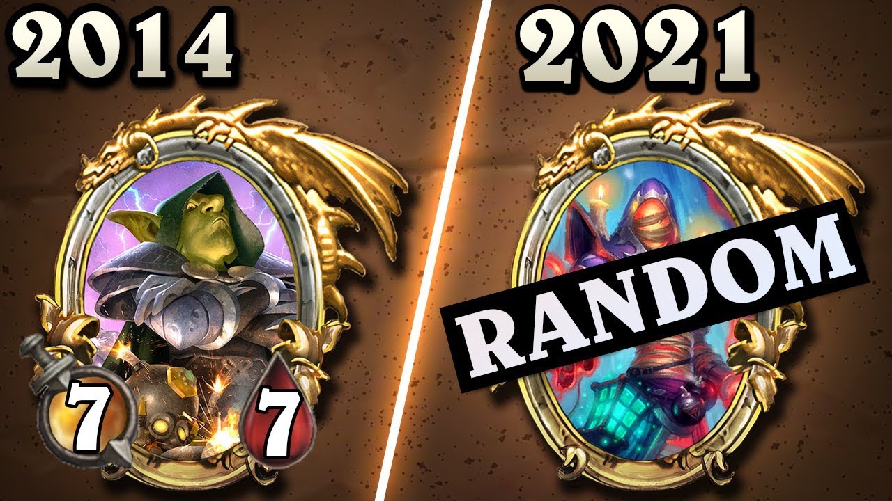 Hearthstone used to be a little different..