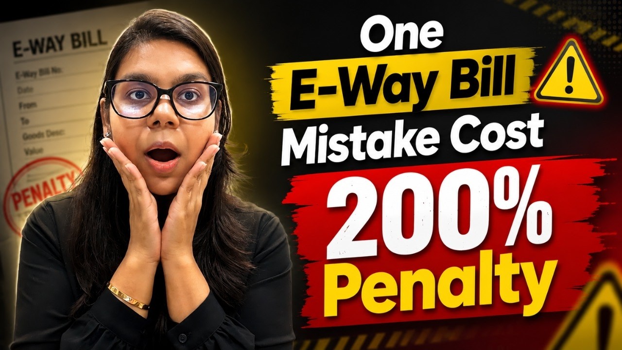 GST E-Way Bill Penalty: When Documentation Lapse Is Not Tax Evasion |  Clarity by CA Arushi Jain
