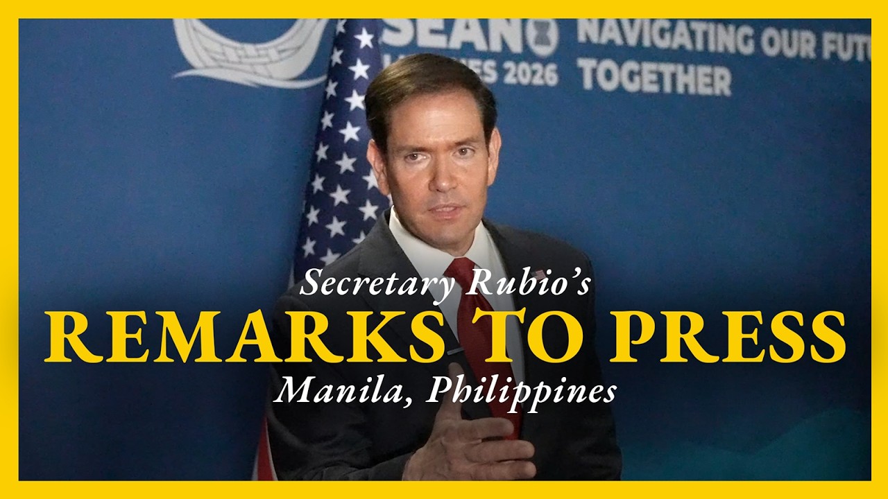 Secretary of State Marco Rubio Remarks to the Press