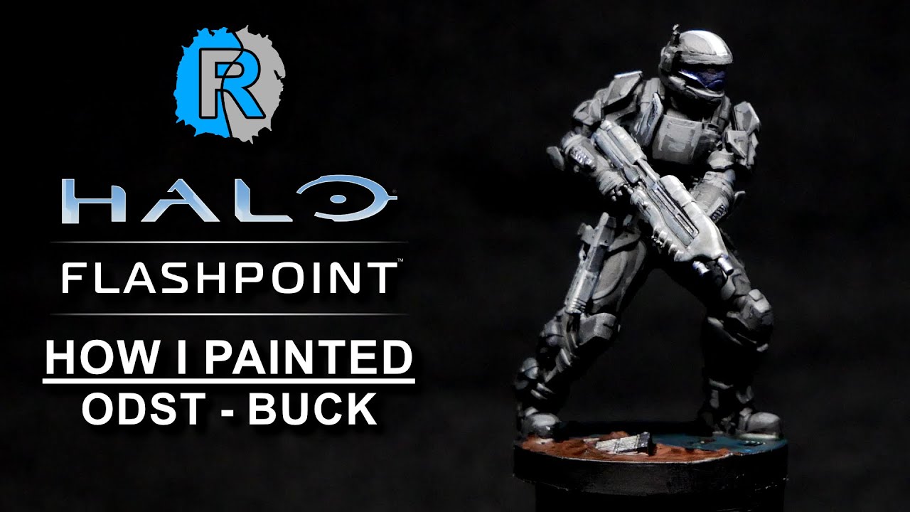 Урок по покраске миниатюры Бака из ODST | Halo Flashpoint