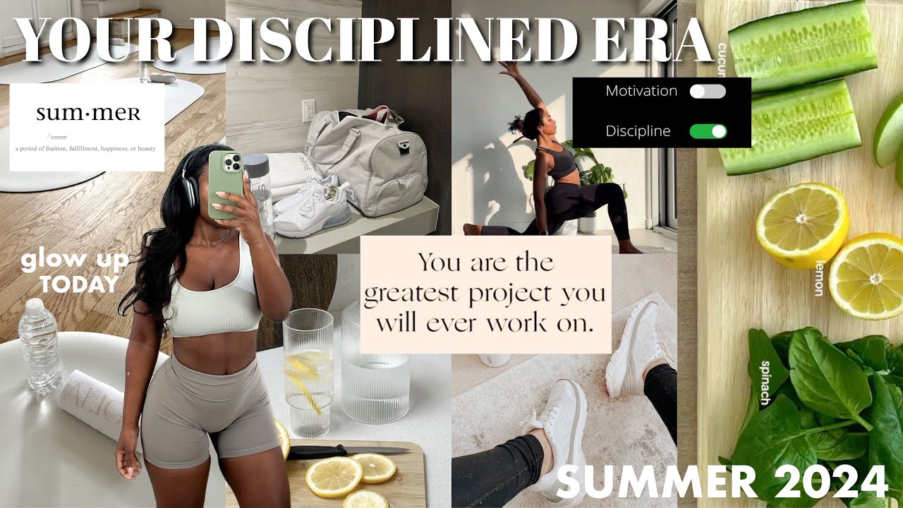 how to be DISCIPLINED ~ become mentally tough, lose weight & glow up for summer 2024
