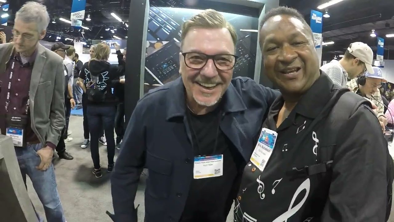 Kris Nicholson Visited Korg USA and Award Winner Sound Designer Kurt Ader Namm 2024