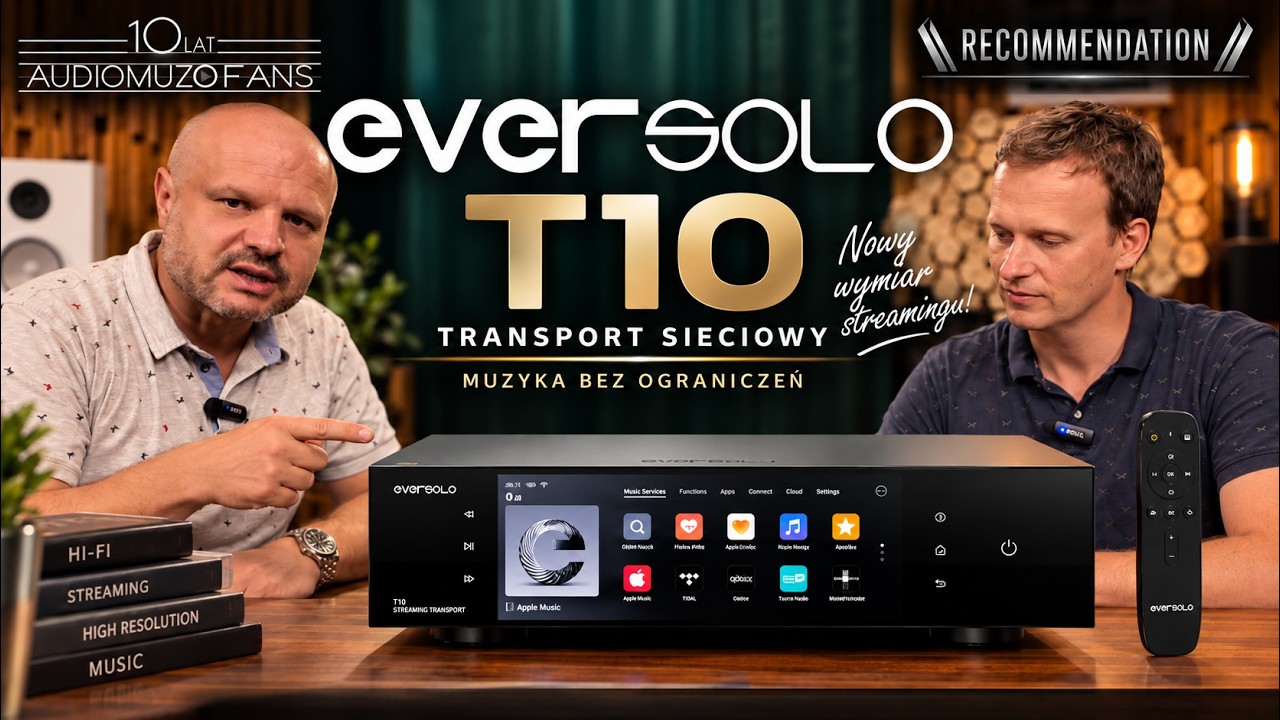 EverSolo T10 &ndash; czy tak wygląda STREAMER IDEALNY?  Test topowego transportu sieciowego