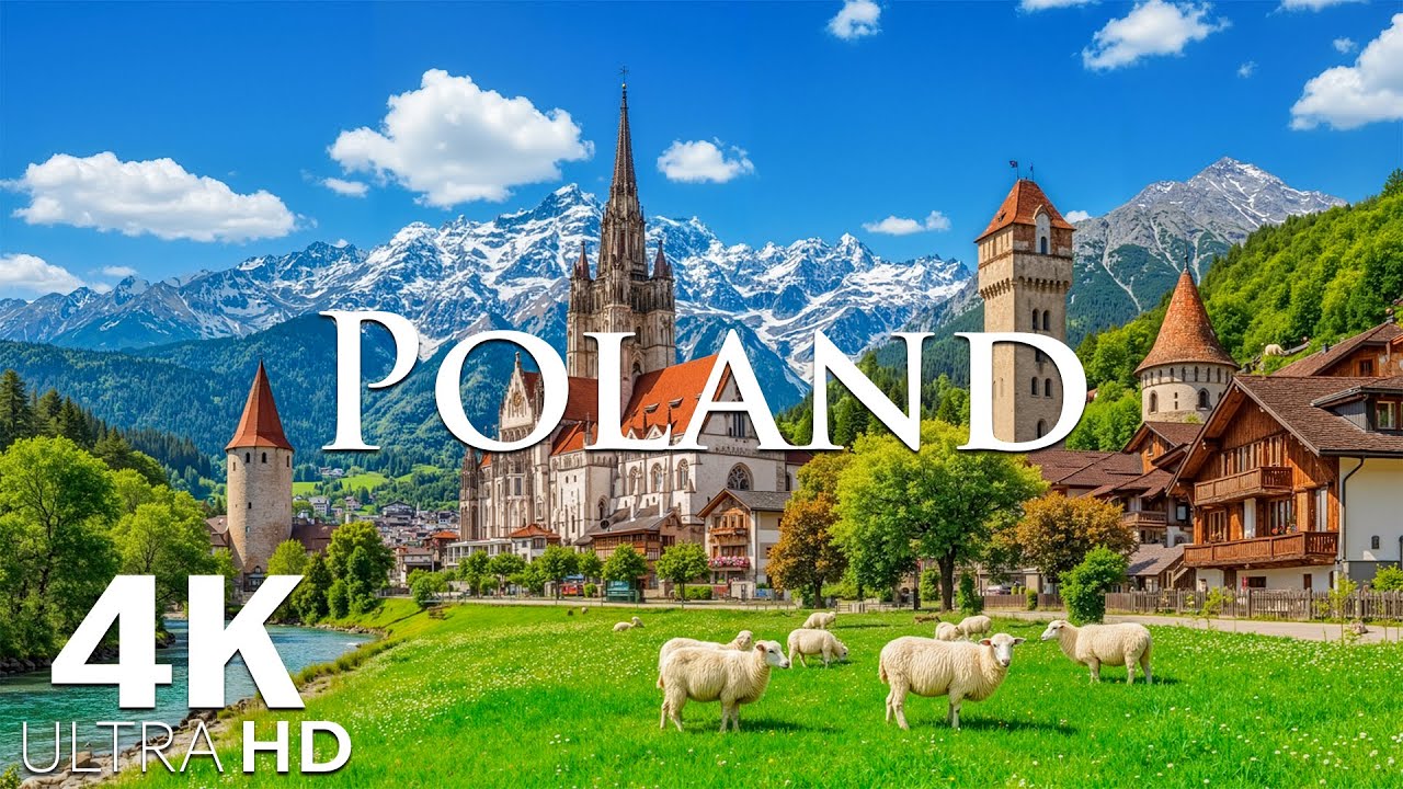 Poland 4K UHD | Mystic Forests & Timeless Villages | Healing Piano Escape for Inner Calm