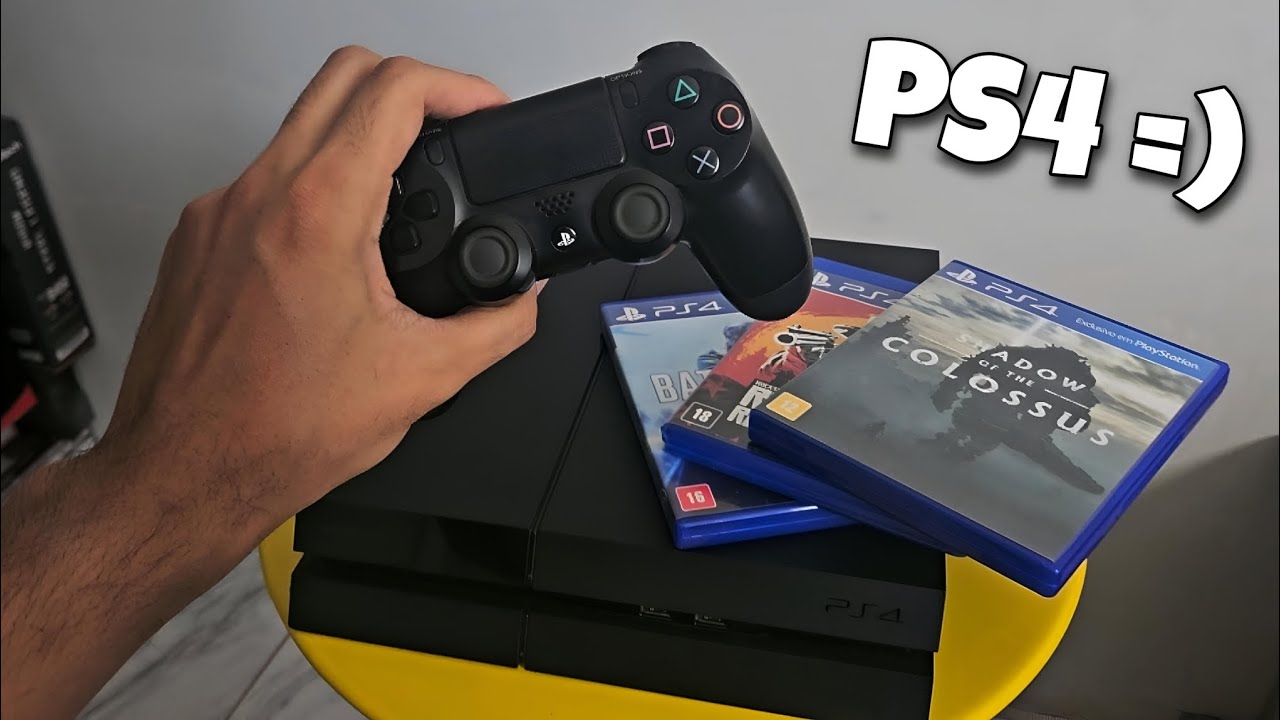 CONSEGUI um PS4 FAT em uma TROCA! 🤩 (valeu a pena? 🤔)