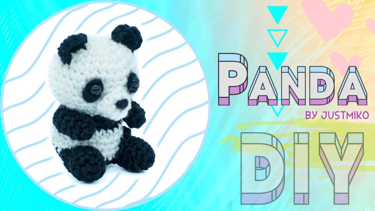 Panda häkeln 🐼 *Do it Yourself* | Zuschauerwunsch by justMiko