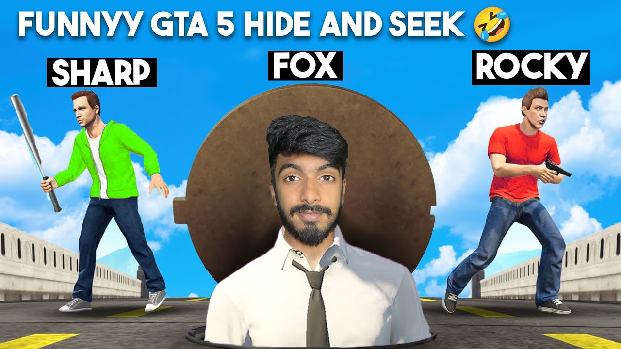 Funniest GTA 5 HIDE AND SEEK ONLINE With Friends 🤣 தமிழ் - Black FOX