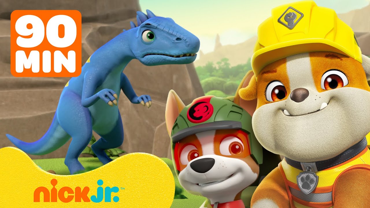 PAW Patrol | 🐾 Rubble & Tracker retten Dinosaurier & Tiere! | Nick Jr. Deutschland