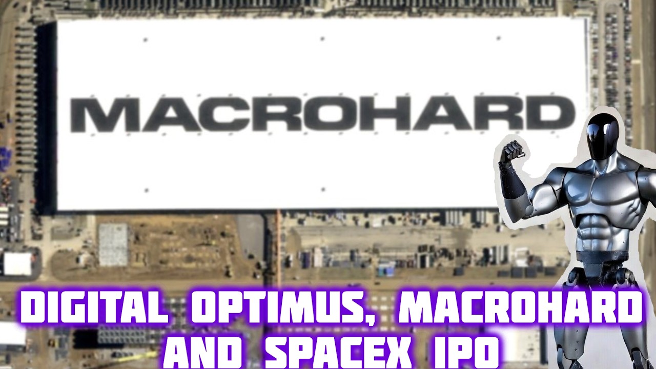 Digital Optimus, MacroHARD and SpaceX IPO