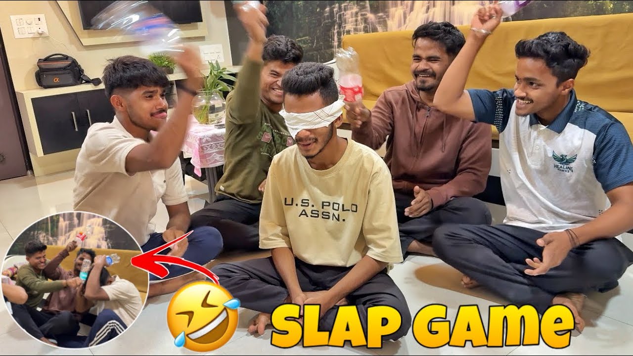 Slap game with friends 🤣|| funny vlog 😝😂