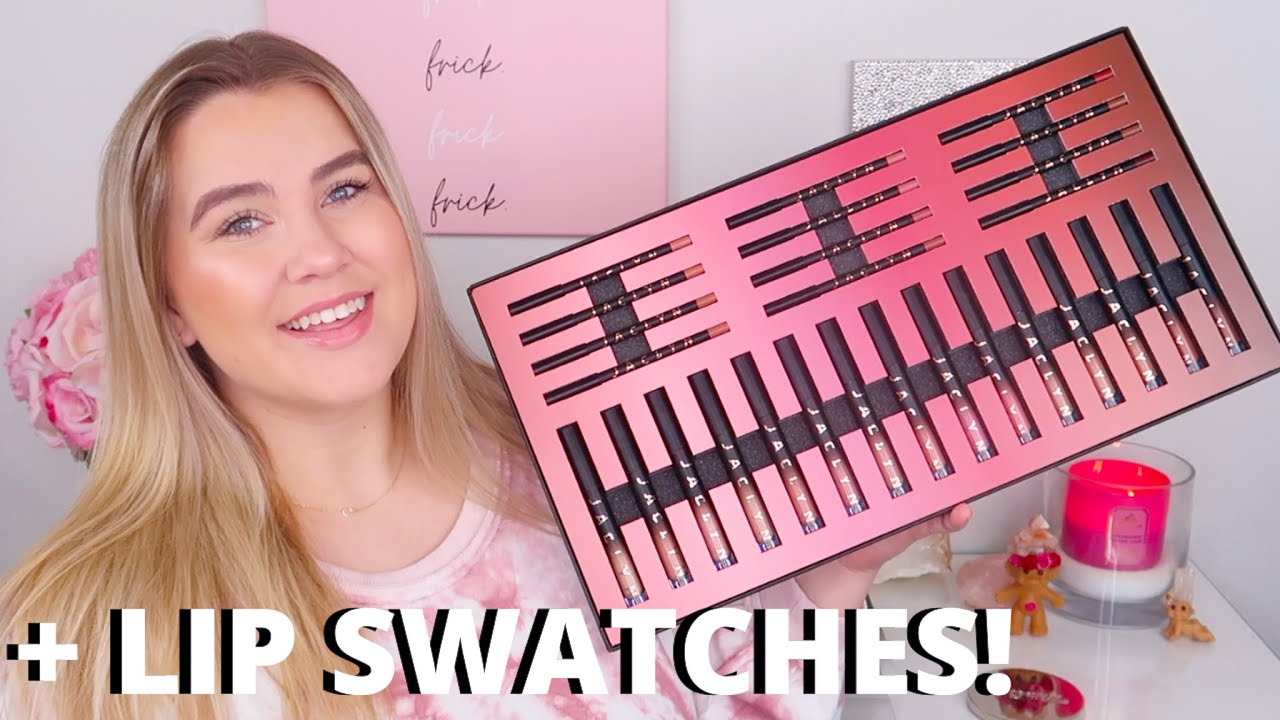 NEW JACLYN HILL LIPSTICKS! + EVERY SHADE LIP SWATCHED | Paige Koren
