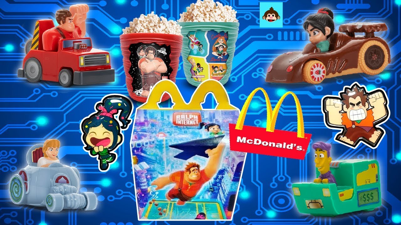 McDonalds WiFi Ralph Cajita Feliz Llaveros Vasos Y Mas Sorpresas
