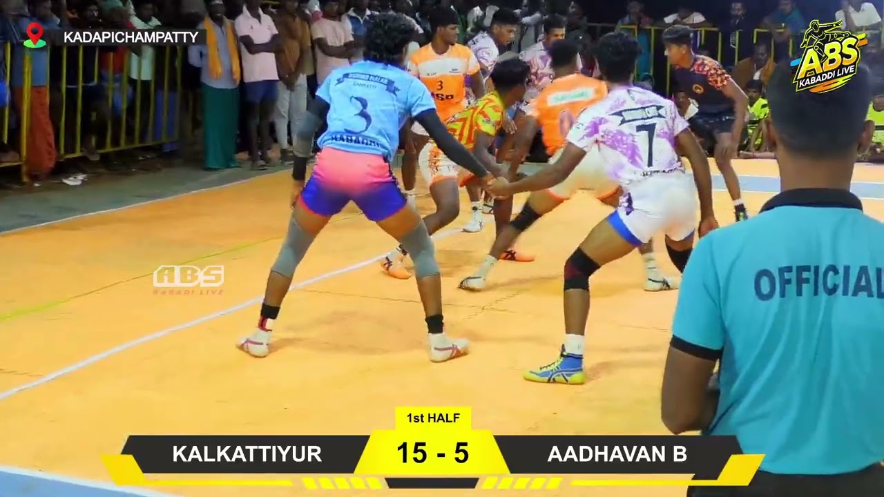PQF // KALKATTIYUR VS AADHAVAN B// Abs Kabadi Live- KADAPICHAMPATTY
