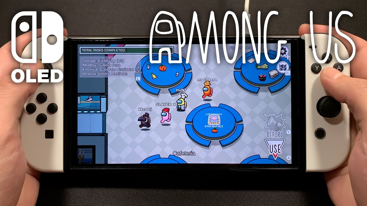 Among US on Nintendo Switch OLED