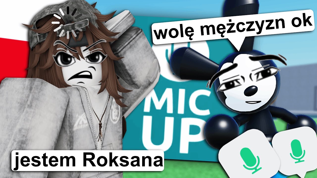 UDAJĘ, Że Umiem MÓWIĆ TYLKO Po POLSKU Na VC ROBLOX 4