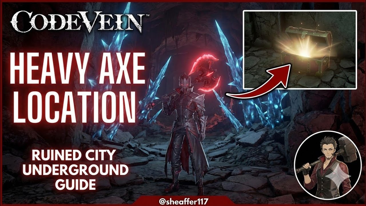 Where to Find the Heavy Axe in Code Vein? | Ruined City Underground Guide