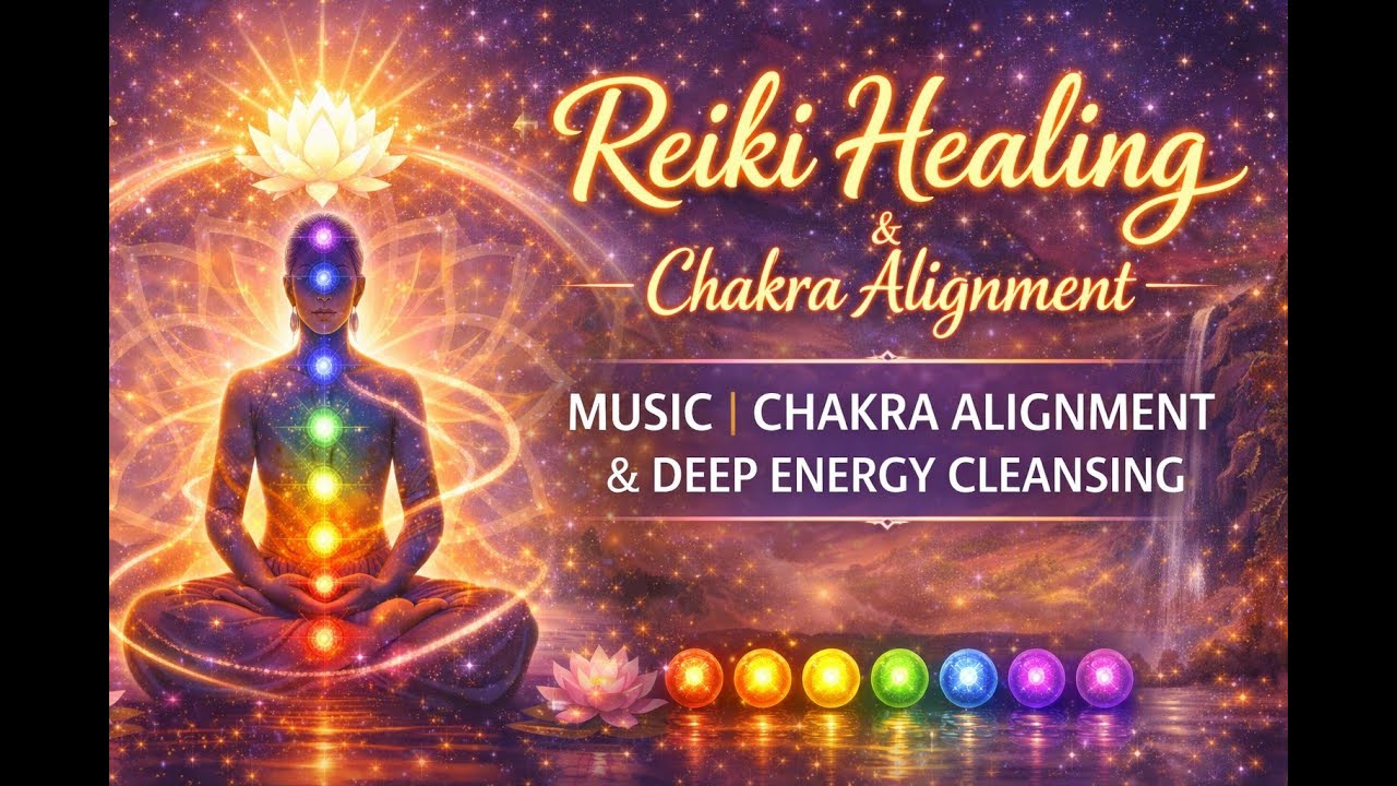 30 Minutes of Reiki Healing Music | Chakra Alignment & Deep Energy Cleansing