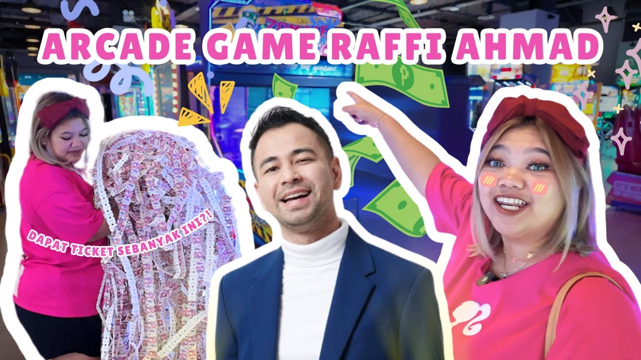 ARCADE GAME TERBESAR DI SINGAPORE ADA DI INDONESIA MILIK RAFFI AHMAD | DAPET TIKET BANYAK DAN BONEKA