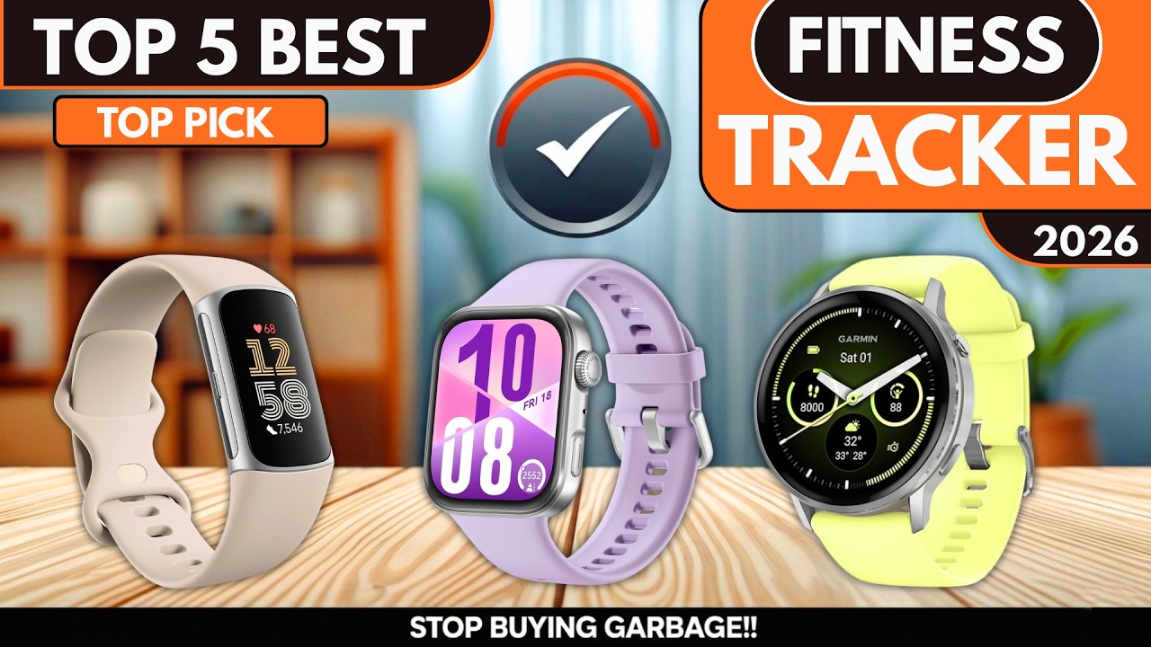 [Top 5] BEST Fitness Trackers in 2026 (Tested & Ranked)- “Watch Before You Buy!”