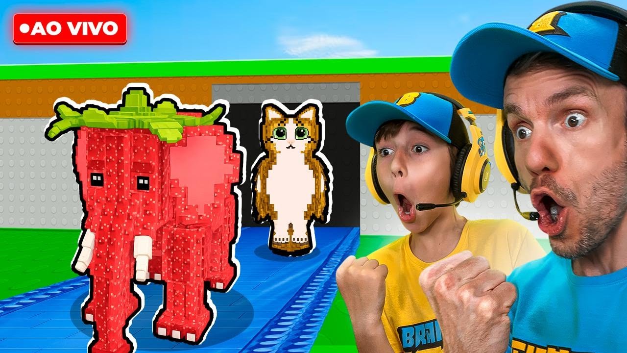 Roube um Brainrot 🔴 Primeira LIVE Brancoala Games