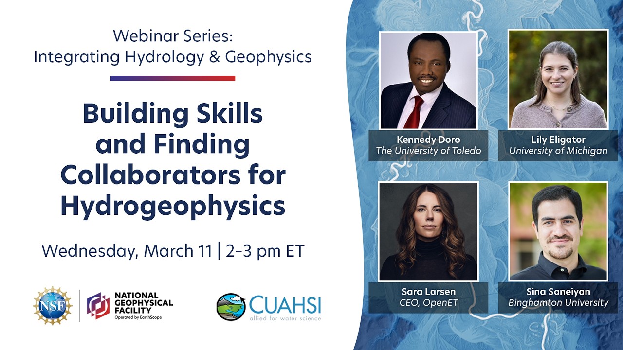 Building Skills and Finding Collaborators for Hydrogeophysics