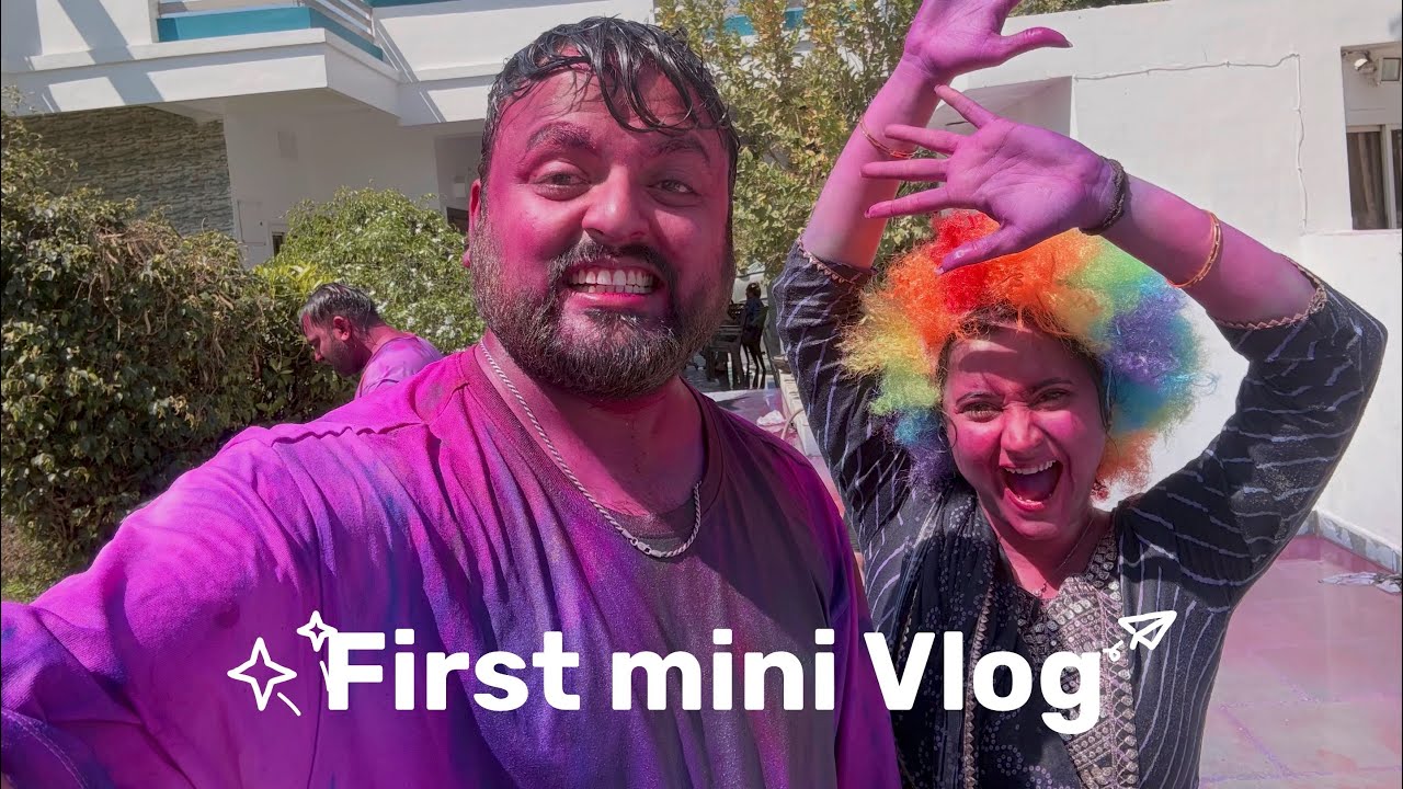 My First Holi Vlog 2026 🌈 | Colors, Fun & Madness!