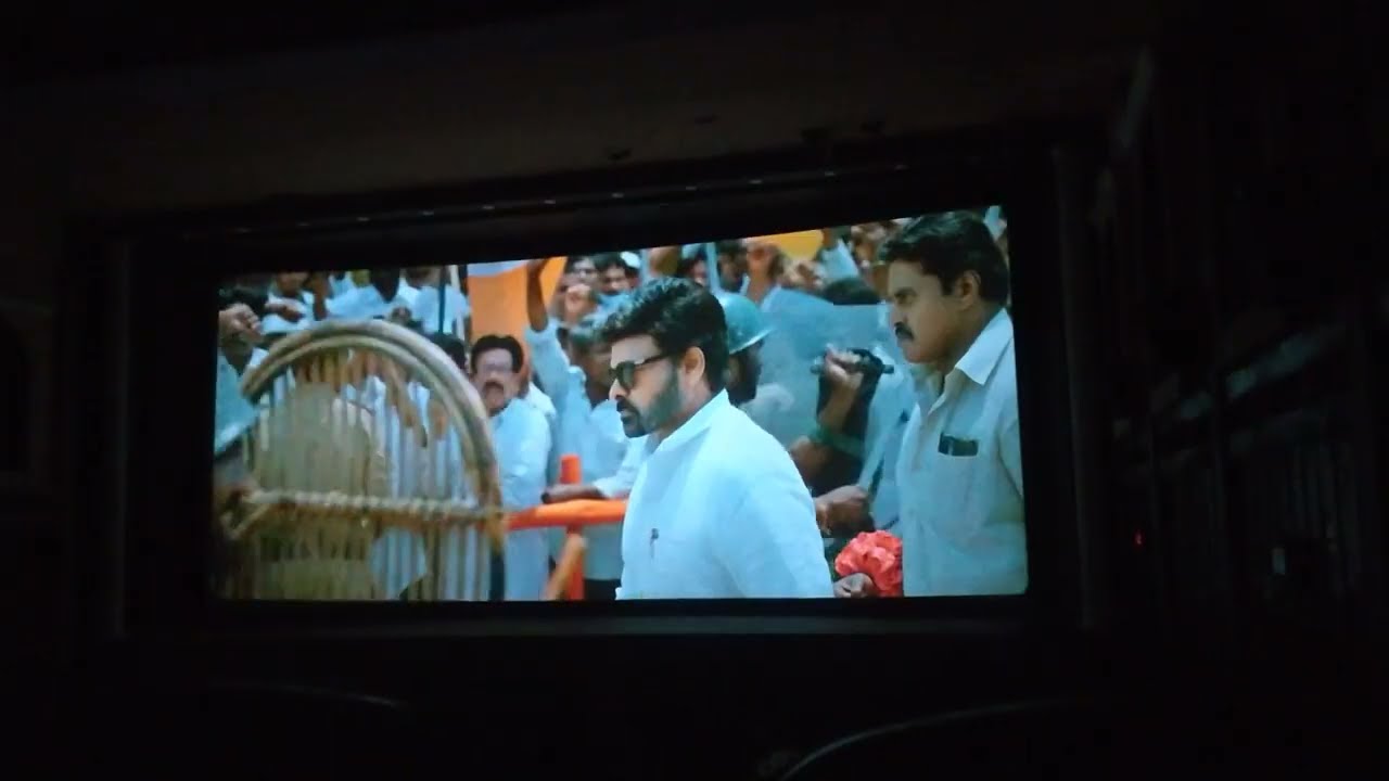 Godfather Megastar Chiranjeevi entry scene