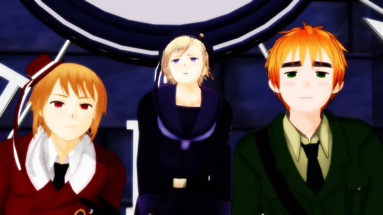 [MMD Hetalia] Magic Trio - EVERYBODY