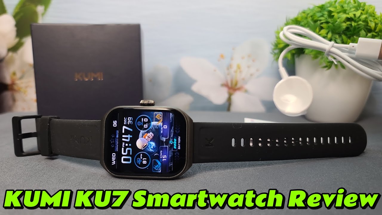 Распаковка и обзор умных часов Kumi KU7