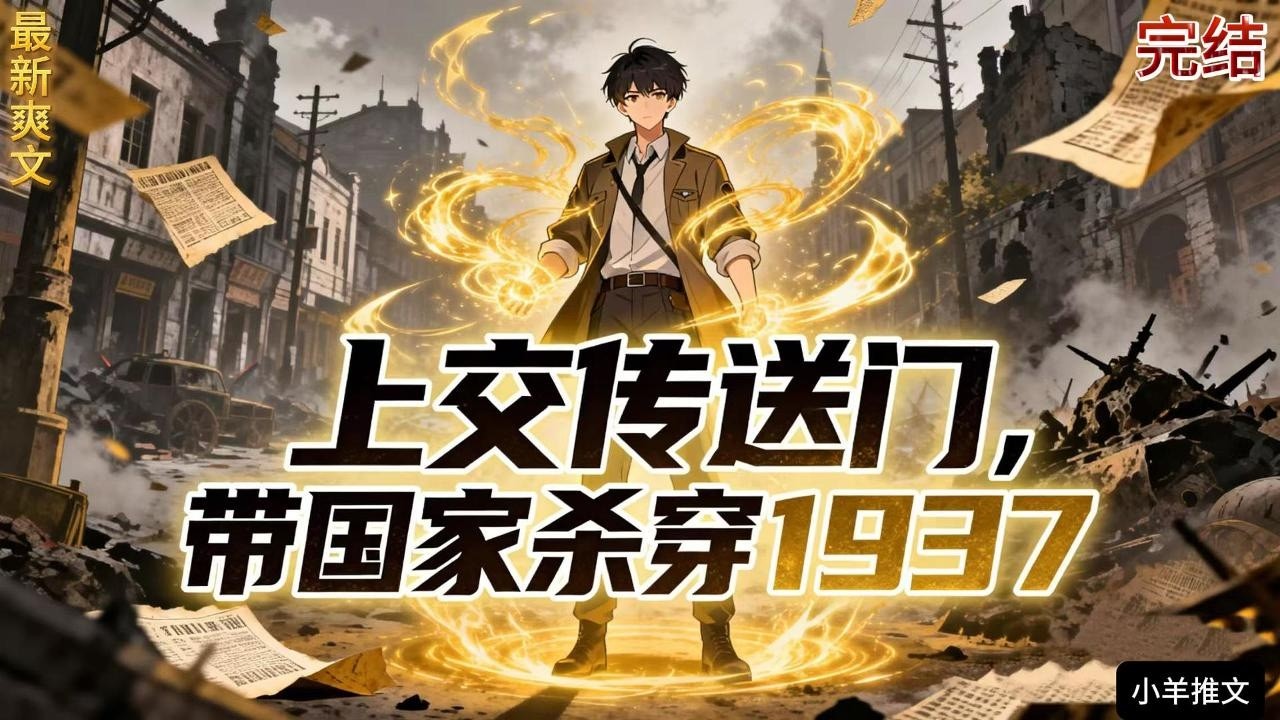 完结《上交传送门，带国家杀穿1937》刘阳意外穿越到1937年淞沪战场，还绑定了系统，只要在战场生存7天就能回到现代。然而这7天成了刘阳毕生难忘的记忆……#小说  #推文  #重生 #爽文 #有聲