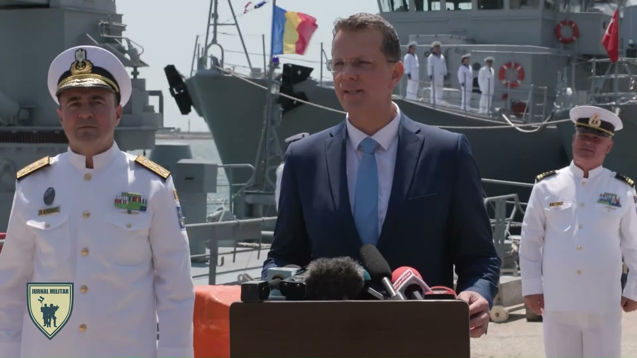 Forțele Navale Române au preluat comanda Grupului Operativ Naval -  MCM BLACK SEA
