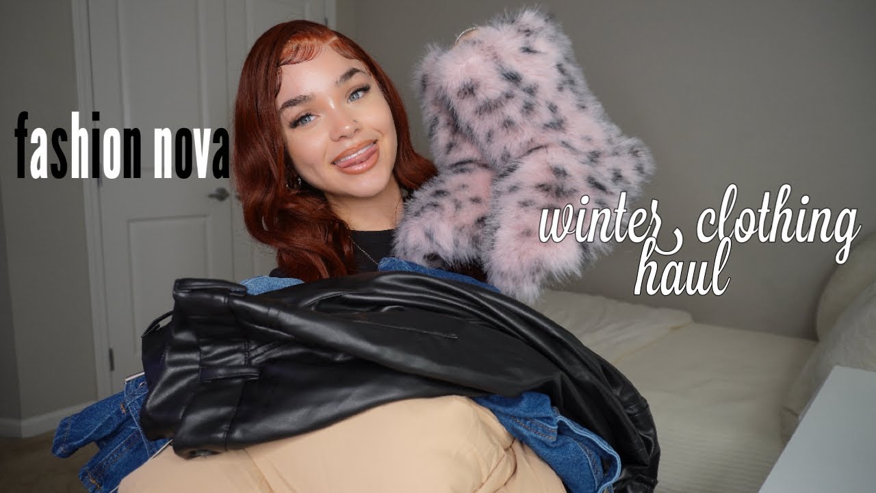 winter clothing haul ❄️ | fashion nova || winter essentials +outfit inspo