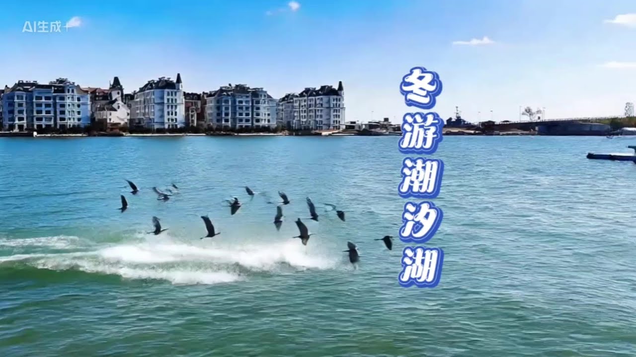 冬日的乳山银滩潮汐湖公园真美，就是人太少了