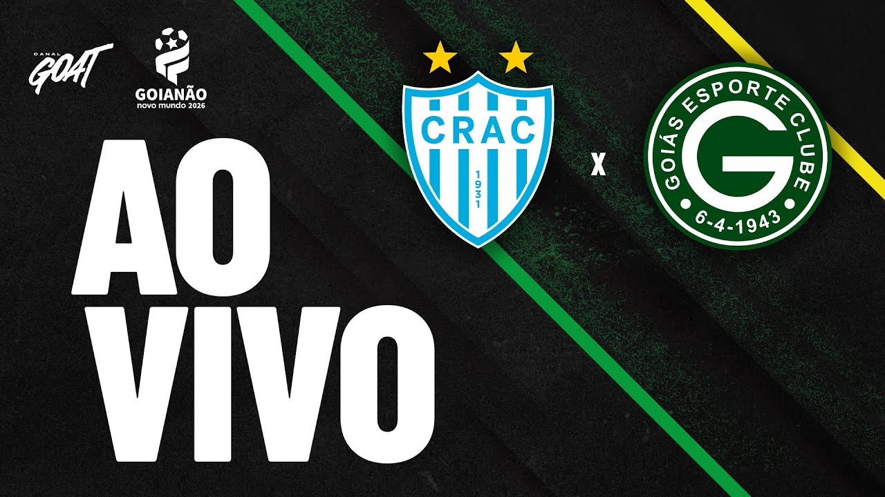 CRAC X GOI&Aacute;S | CAMPEONATO GOIANO | AO VIVO E COM IMAGENS