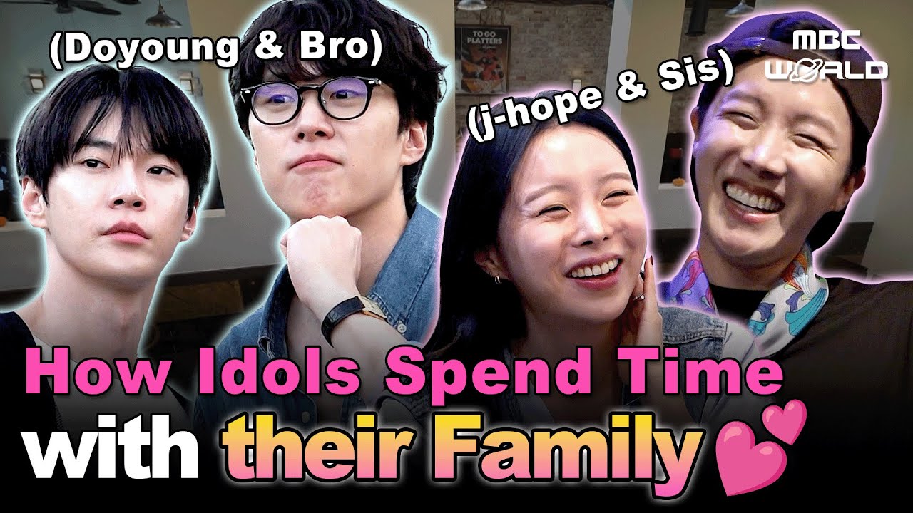 [Sub] Real Life of K-pop Idols with their Family 😆| K-Idols #Family
