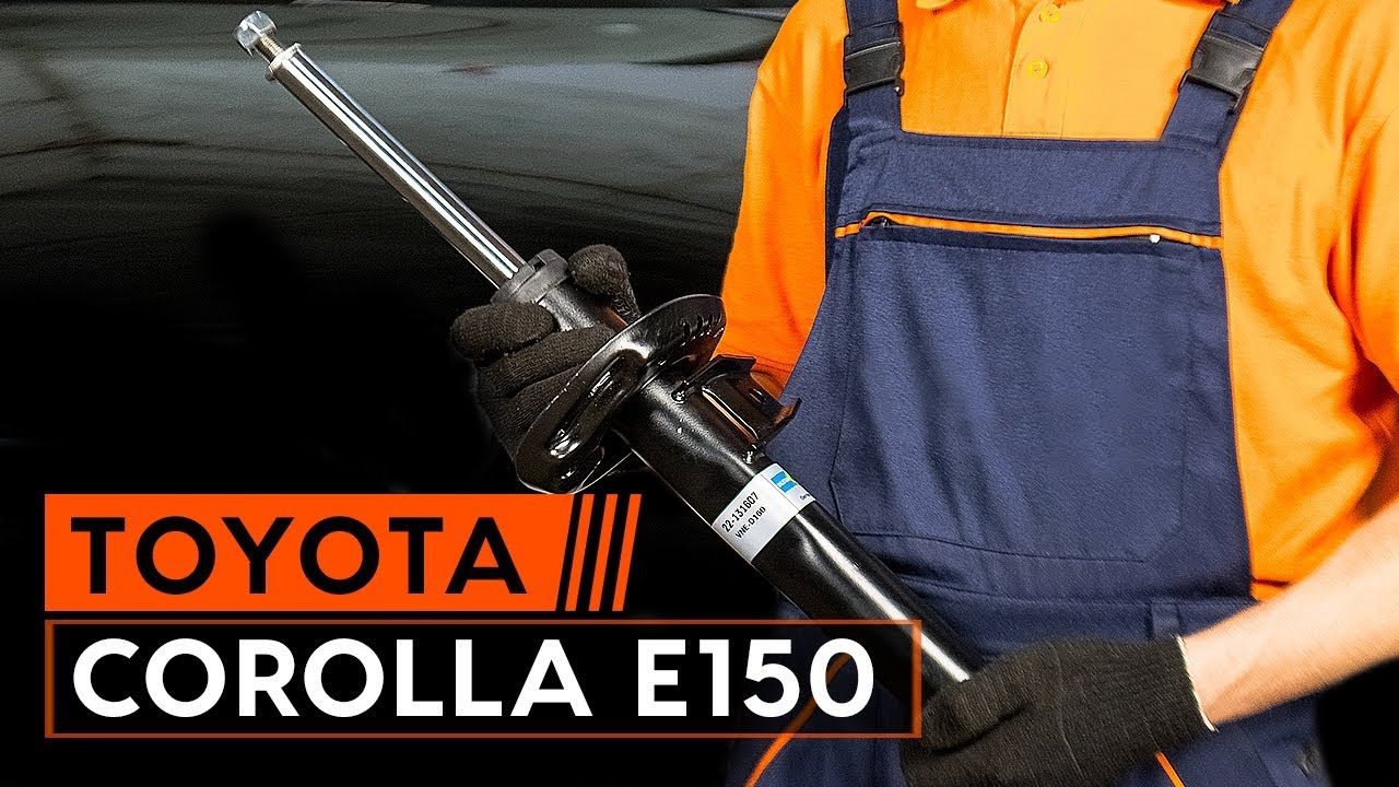 Wie TOYOTA СOROLLA E150 Limousine Stoßdämpfer vorne wechseln [TUTORIAL AUTODOC]