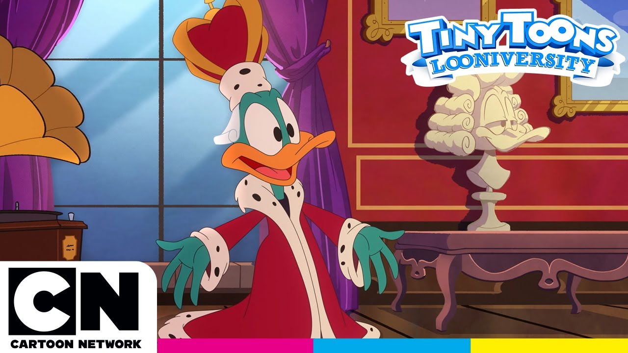 Plucky király lesz… és minden totál káoszba fullad 👑 | Tiny Toons Looniversity | @CartoonNetworkHU