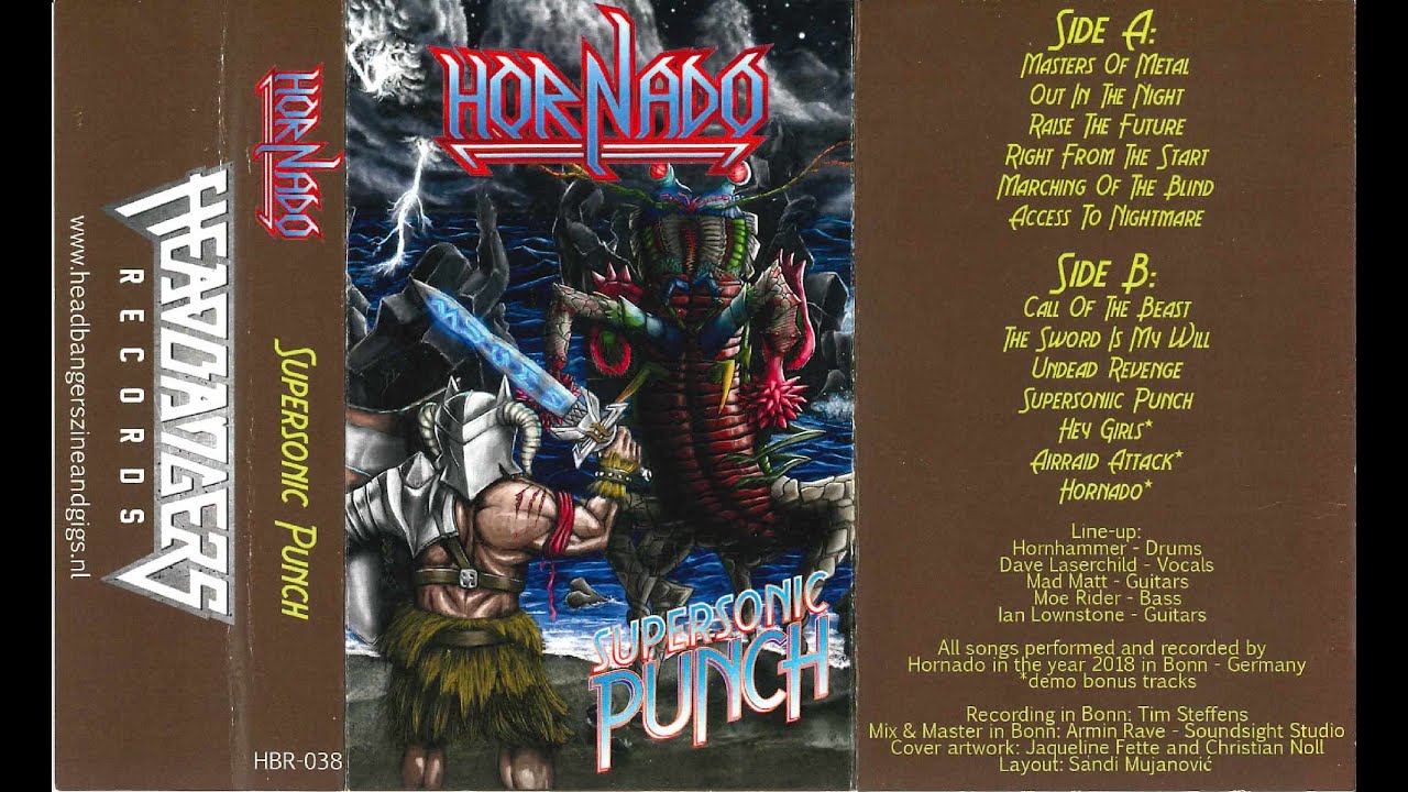 Hornado - Supersonic Punch (Full Studio Album 2019 + Demo Bonus Tracks 2020)