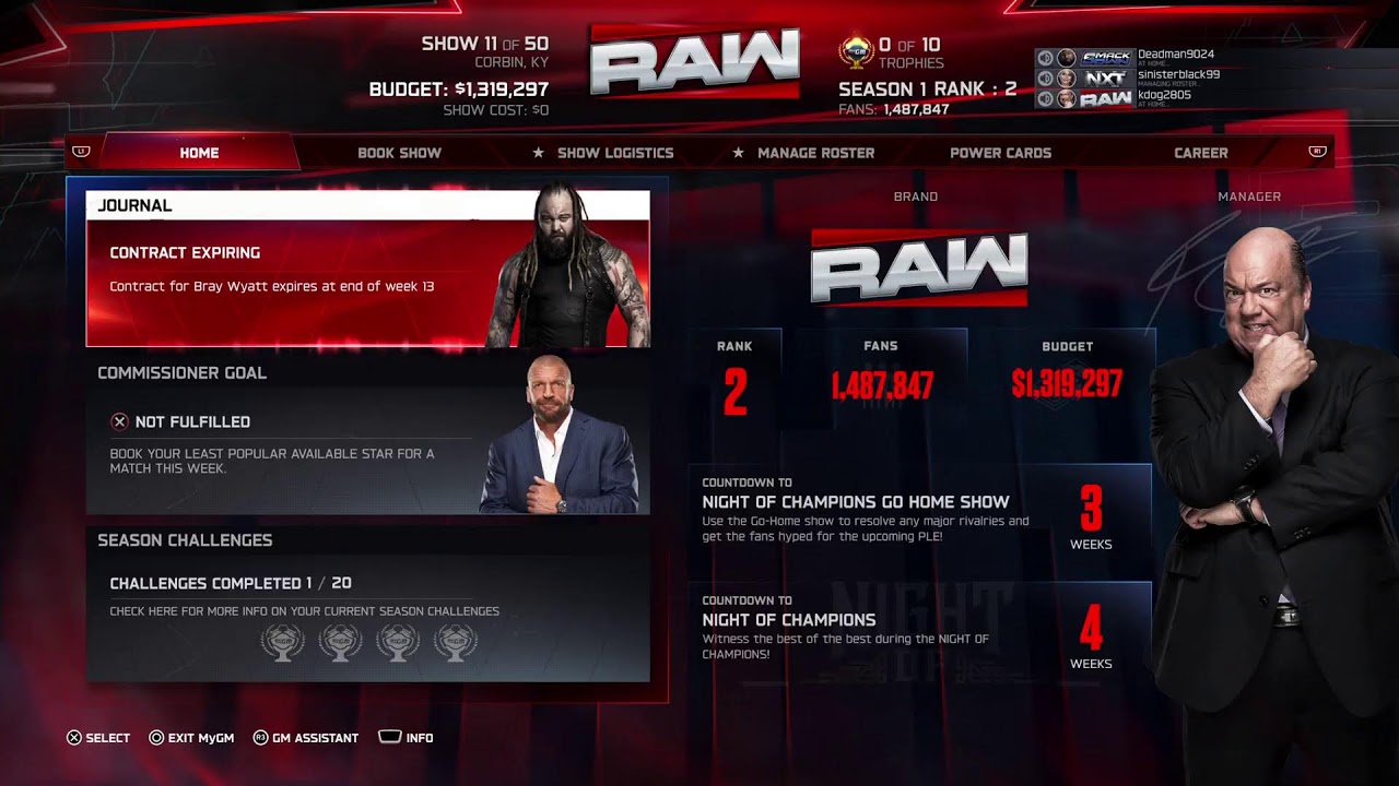 WWE 2K26 MyGM Mode - Episode 2