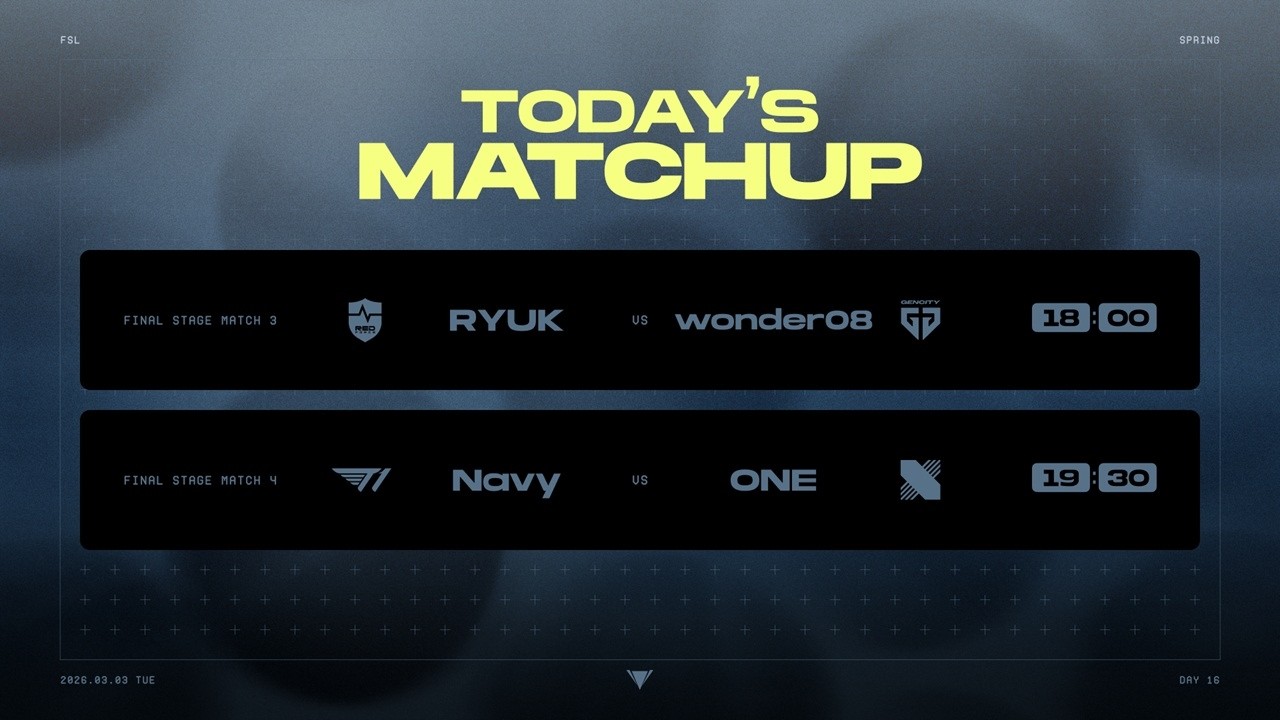 NS RYUK vs GCT wonder08 | FINAL STAGE MATCH 3 | 2026 FSL SPRING | FC 온라인