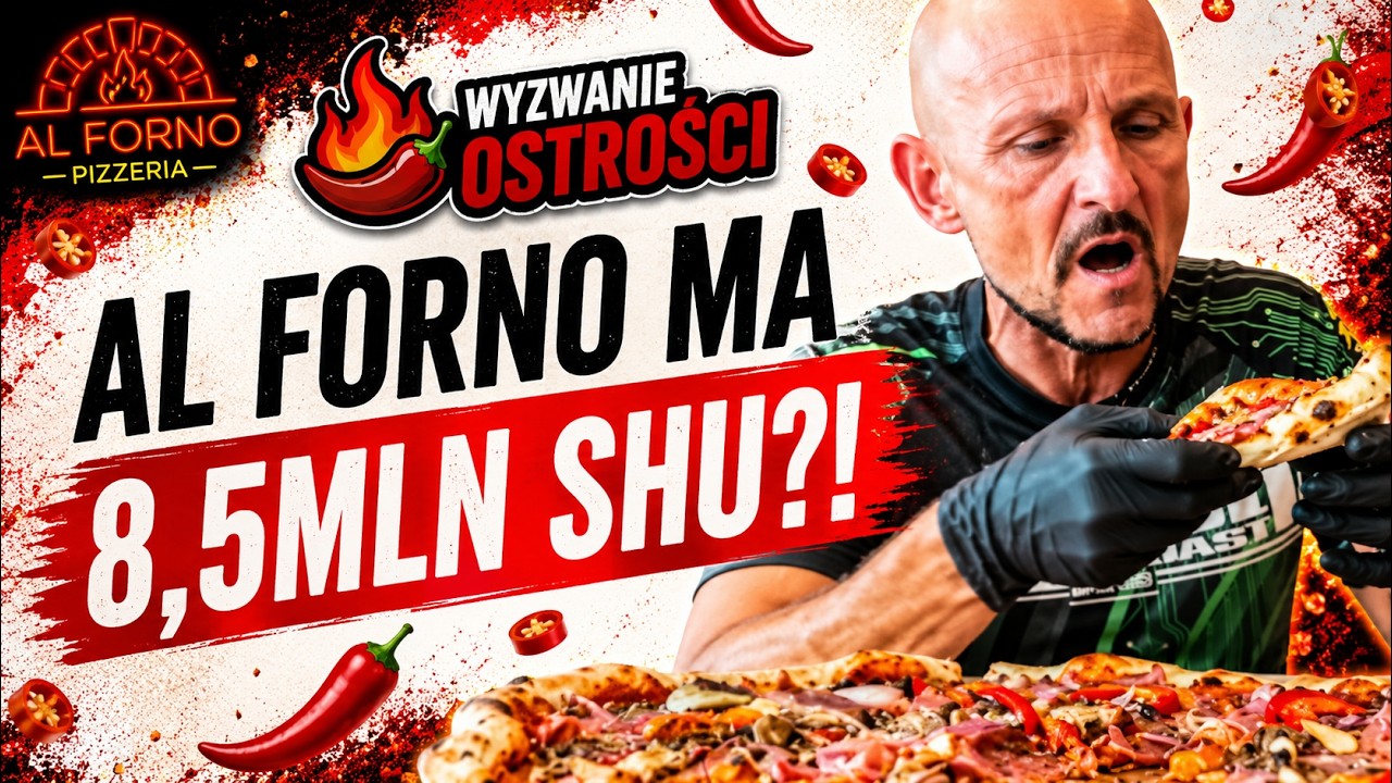 Nasza pizza z wyzwania ostrości ma 8,5mln SHU?! NOWY EDIT FILMU