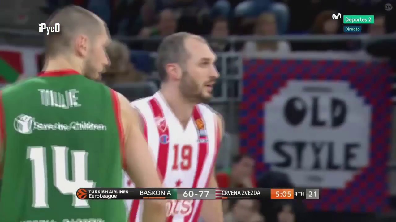 Marko Simonović vs Baskonia [23 points, EuroLeague 2016-17, Round 19]