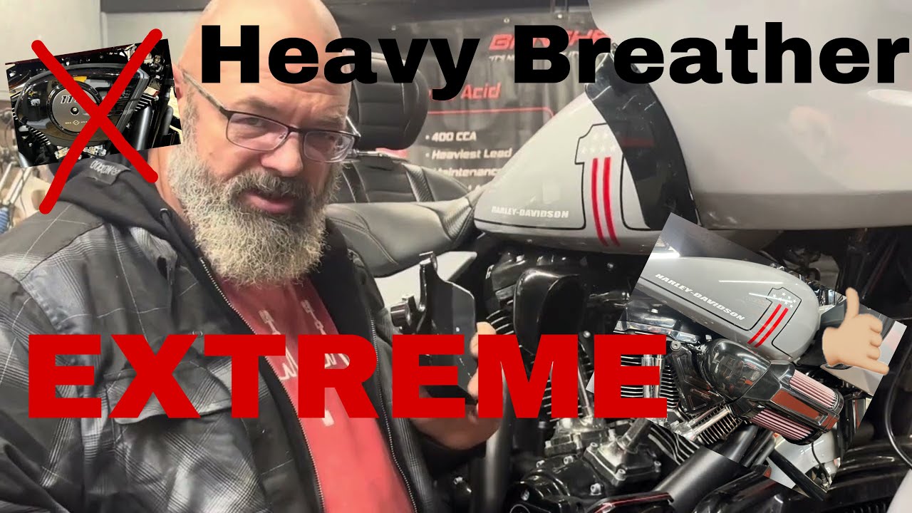 Installing the Heavy Breather Extreme ￼ on Dr. Evil, CVO style. ￼2024 Road Glide performance bagger