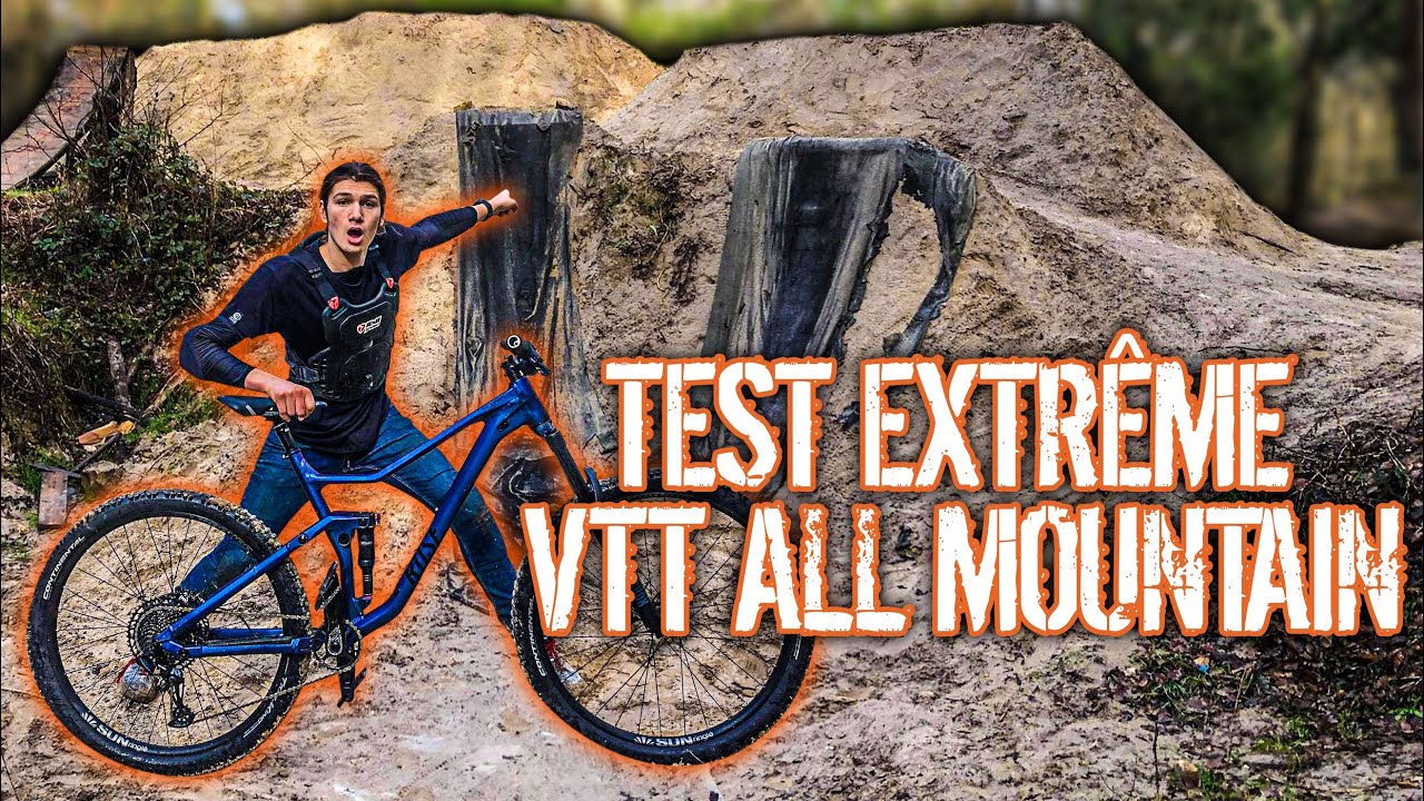 Je teste mon nouveau VTT sur des terrains de fou  !