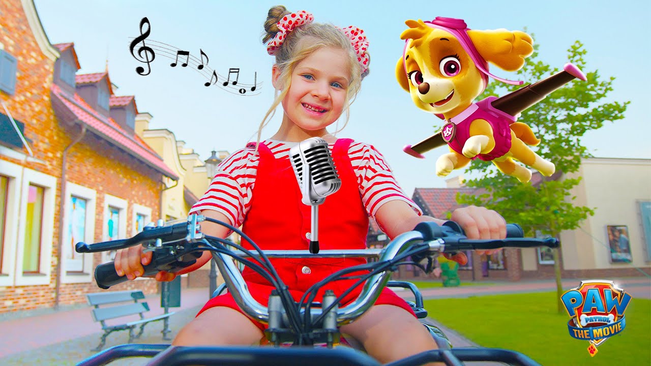 Diana and Roma Paw Patrol: The Movie - Keep Up with the Pups - Kids Song (Official Music Video)