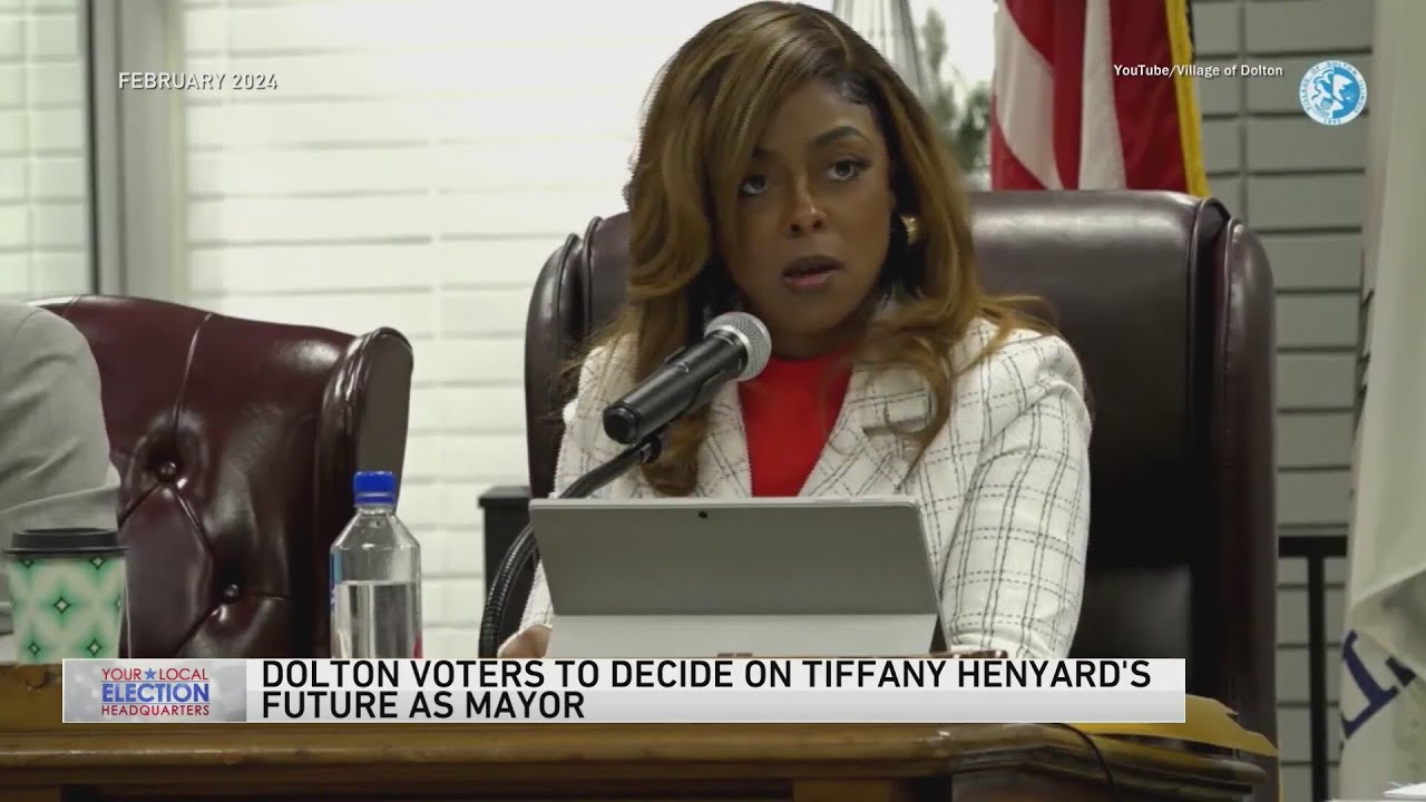 Dolton voters to decide on Tiffany Henyard's future as mayor